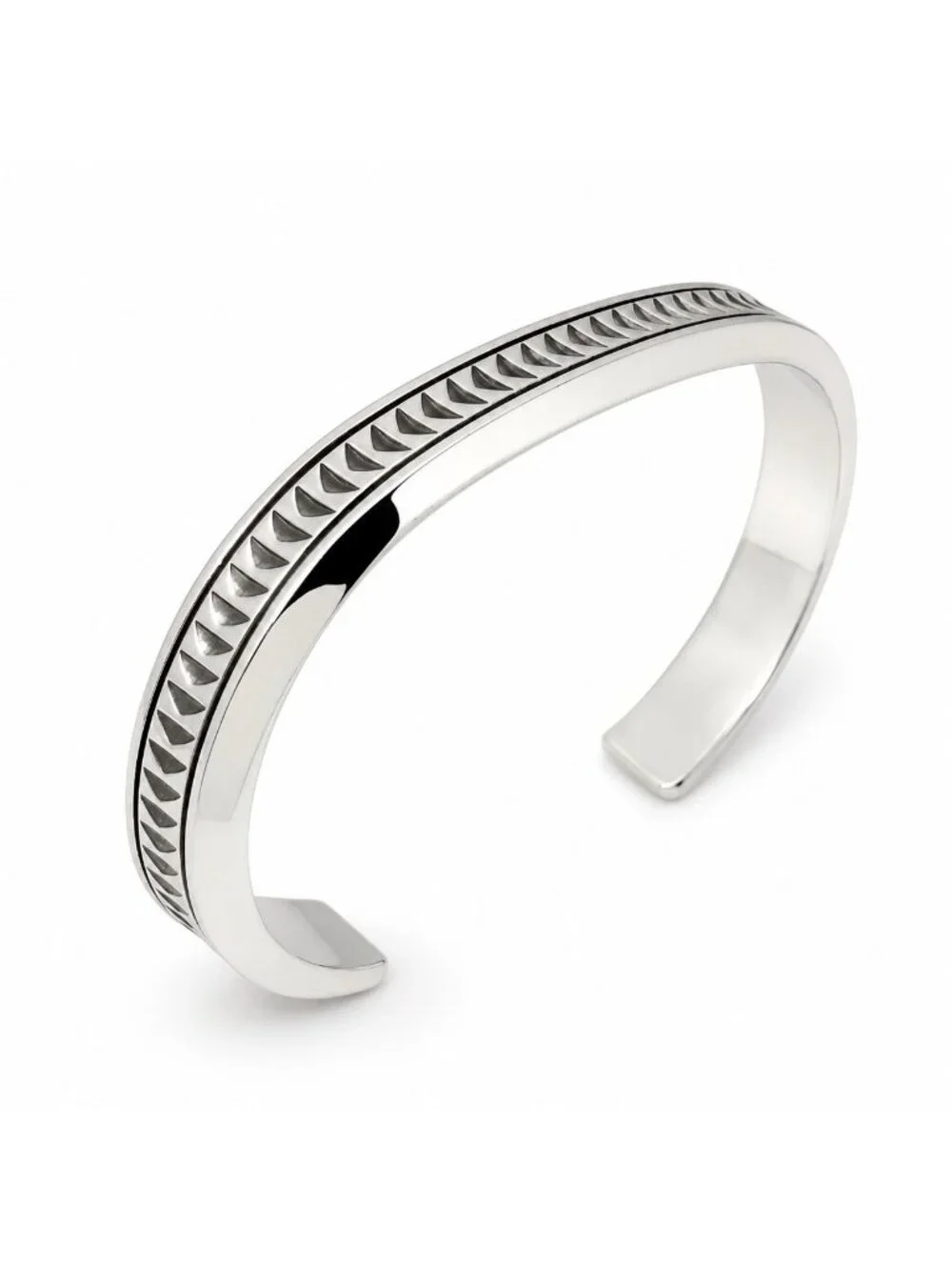 Tiffany & Co Mens Caliper Cuff Bracelet by Paloma Picasso in Sterling Silver